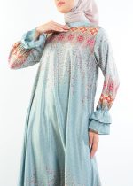 Gamis Satin Chiffon Al-Bukhari - Gambar 7