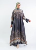 Gamis Satin Chiffon Al-Bukhari - Gambar 3