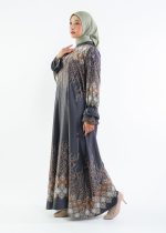 Gamis Satin Chiffon Al-Bukhari - Gambar 11