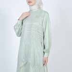 Gamis Layer Asimetris Lace Al-Bukhari