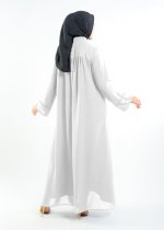 Gamis Abaya Mecca Renda - Gambar 4